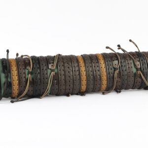 Pulseras Artesanales en Cuero Trenzado – Ajustables, Estilo Rústico Colombiano